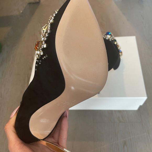 Brand New Never Worn Casadei Blade Pumps with Gorgeous Jewel Embellishments - Picture 12 of 13